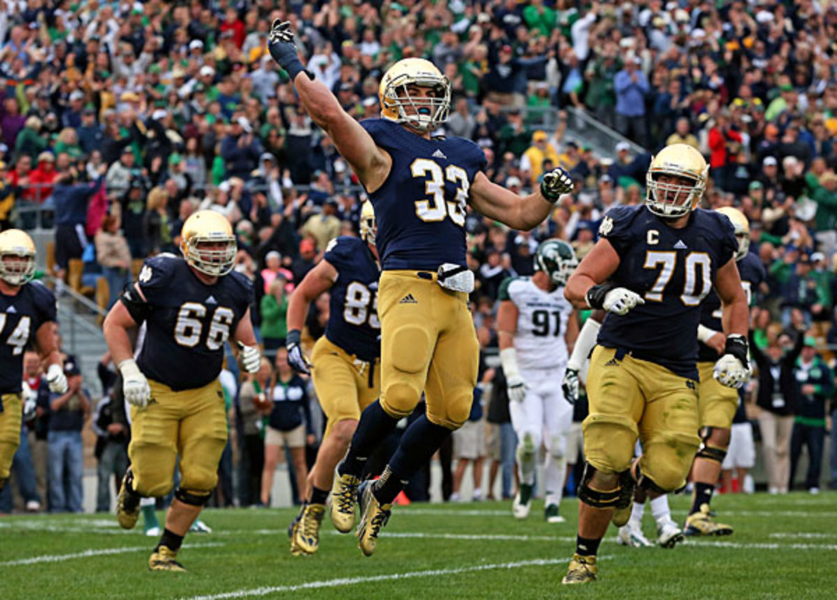 Notre Dame Attempts To Out-Ugly Maryland With New Helmets