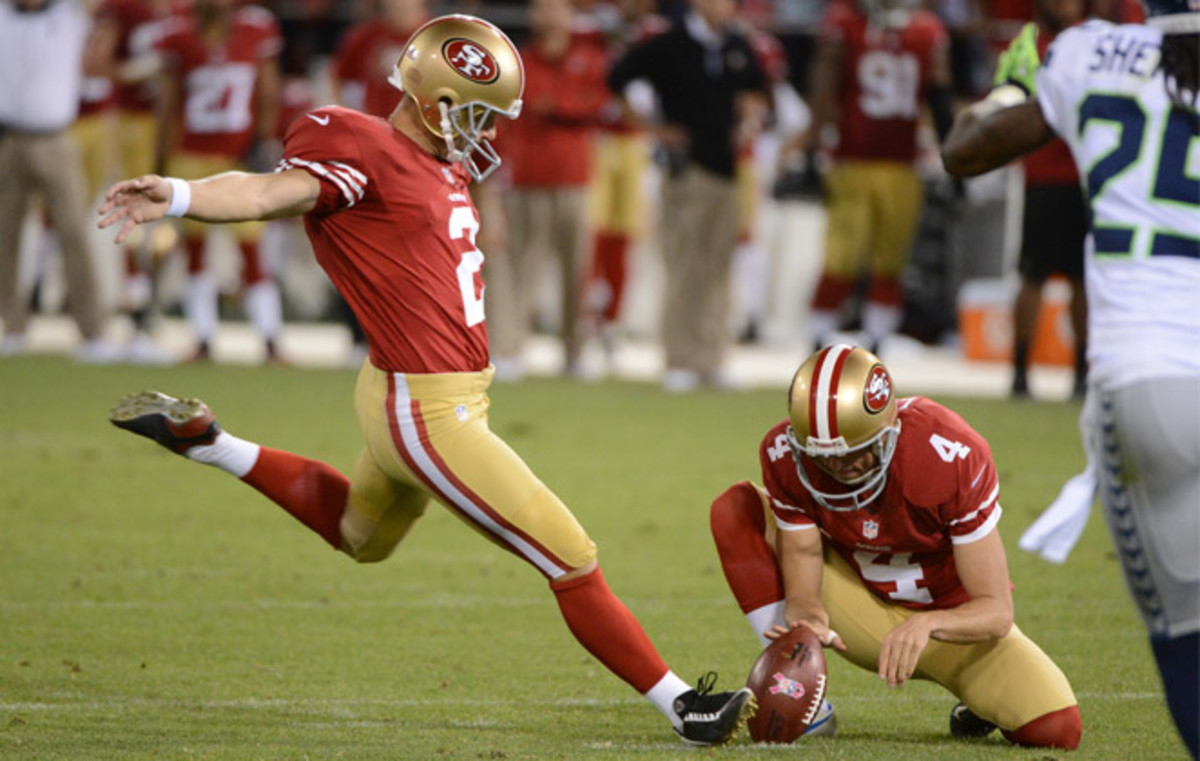 Kicker David Akers released by 49ers