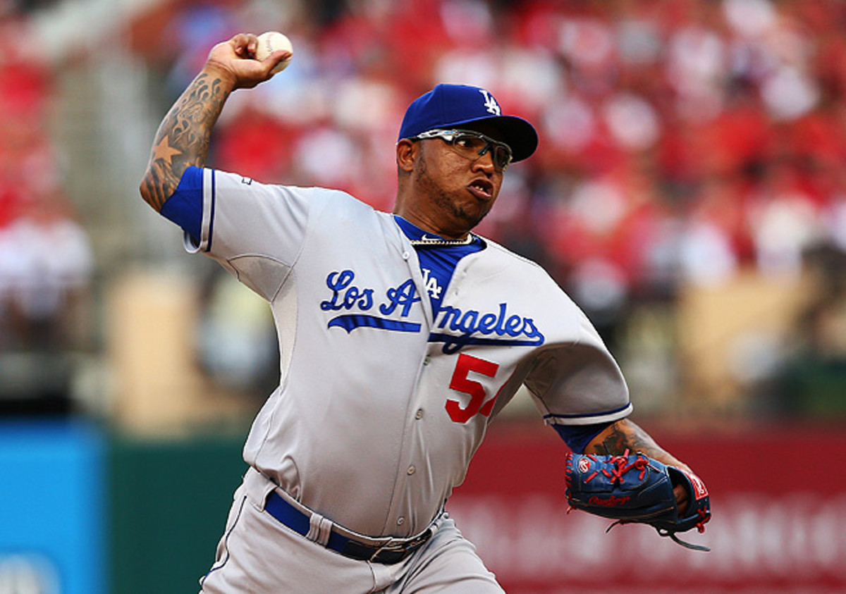 In 68 innings for the Dodgers this year, Ronald Belisario notched 49 strikeouts and put up a 3.97 ERA.