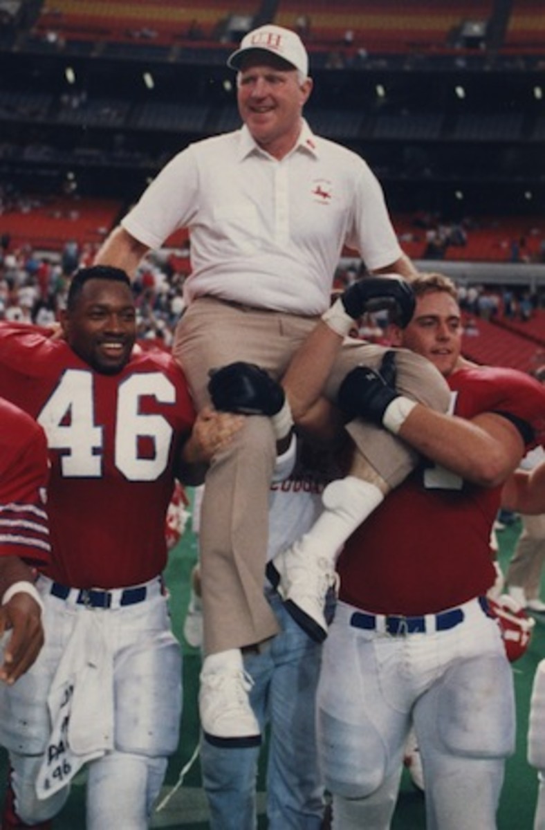 Long before Art Briles and Kevin Sumlin walked the Houston sidelines, Jack Pardee masterminded memorable Cougars offenses. (AP)