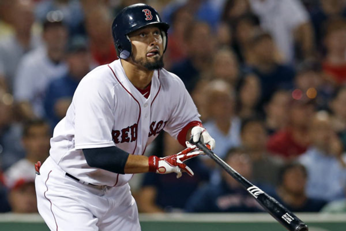 Shane Victorino mashed two homers - including the 100th of his career - en route to a personal best seven RBIs on Tuesday.