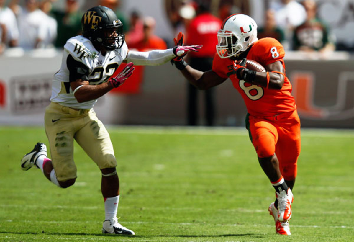 Wake Forest vs. Miami 2013 final score: Duke Johnson leads