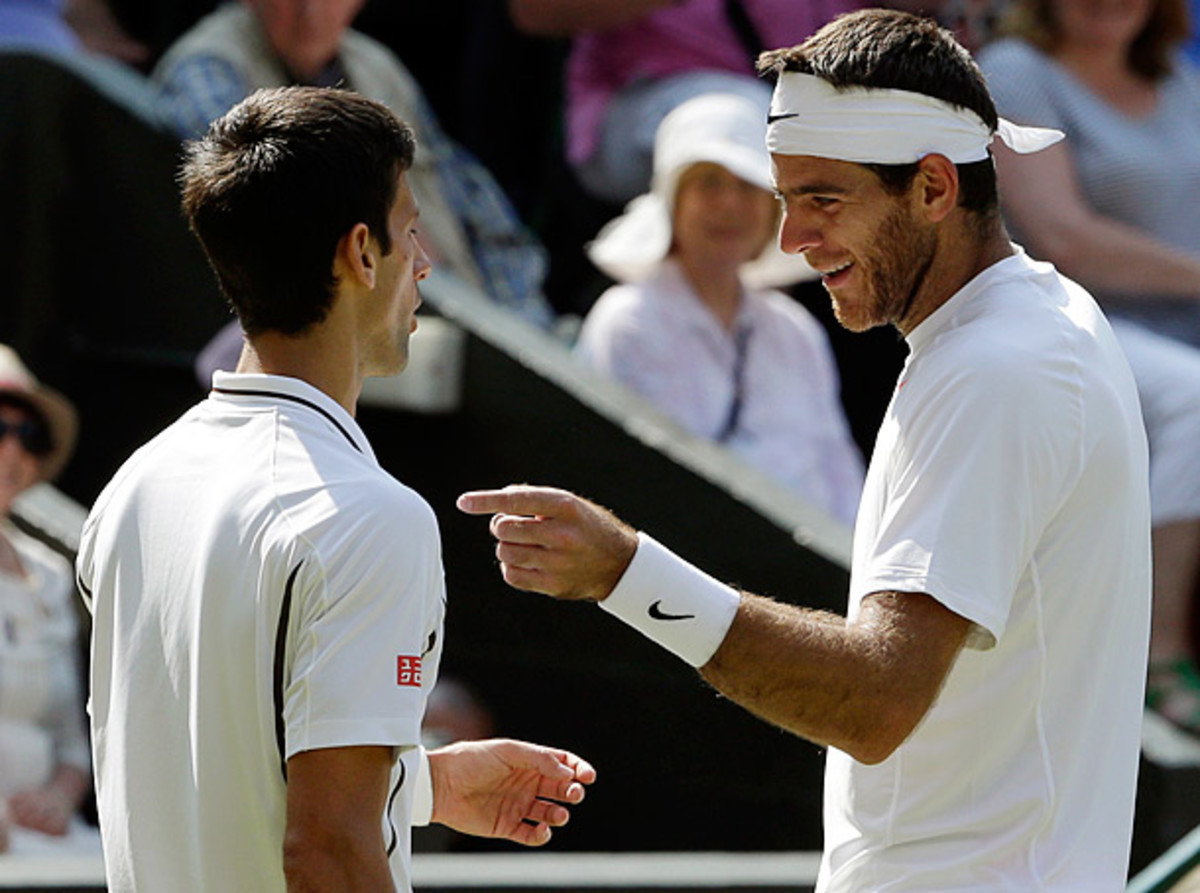 Novak Djokovic and Juan Martin del Potro