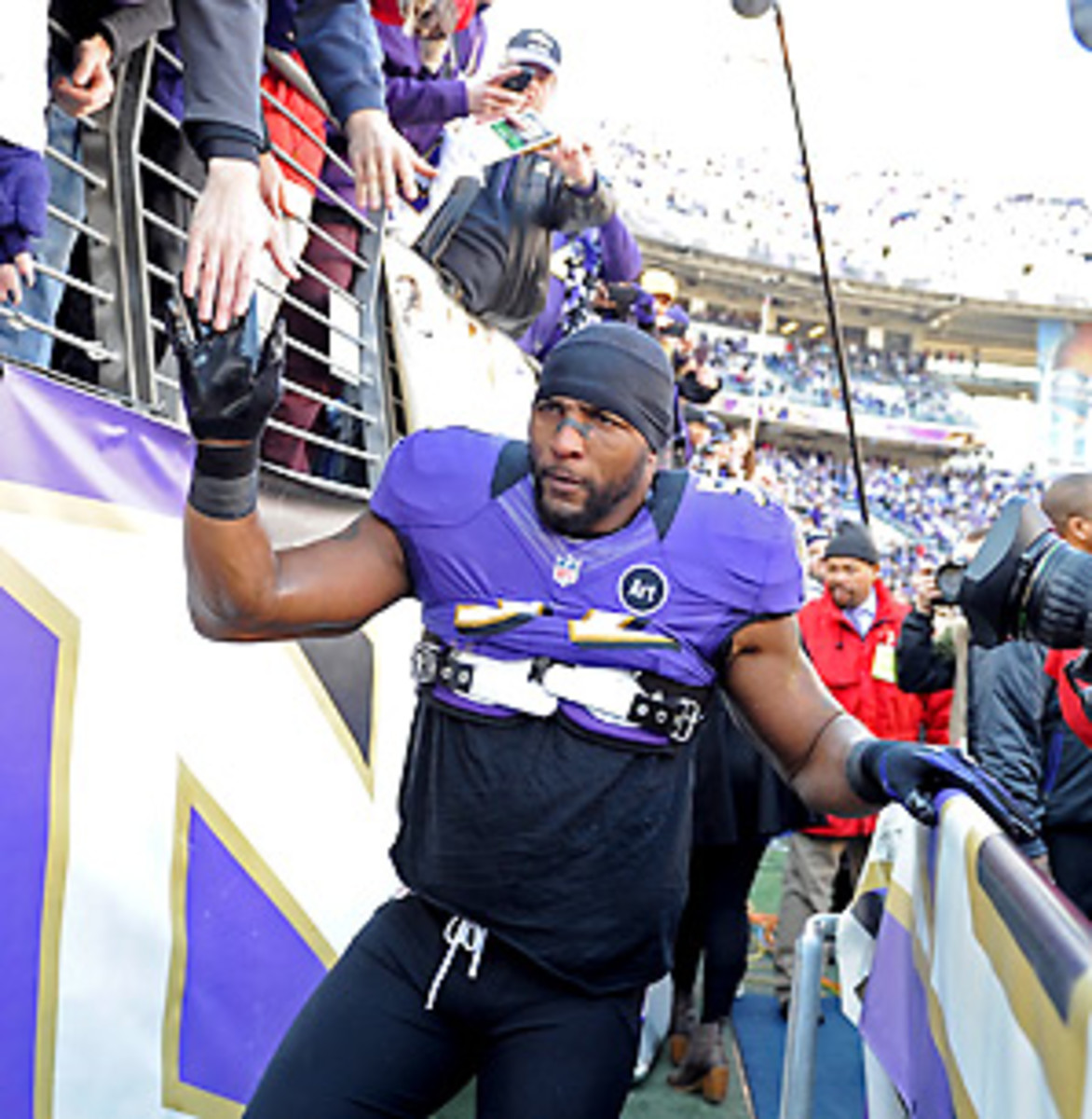 Ray Lewis has made 13 Pro Bowls in 17 seasons. (Patrick Smith/Getty Images)