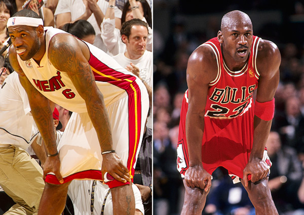 How does LeBron James compare to Michael Jordan now?