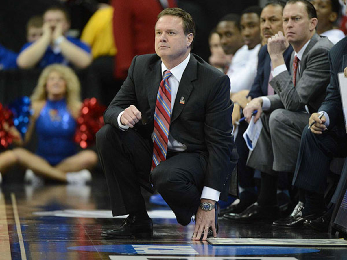 After a sluggish first half, Bill Self's Jayhawks charged back to top North Carolina and advance to the Sweet 16. (David E. Klutho/SI)