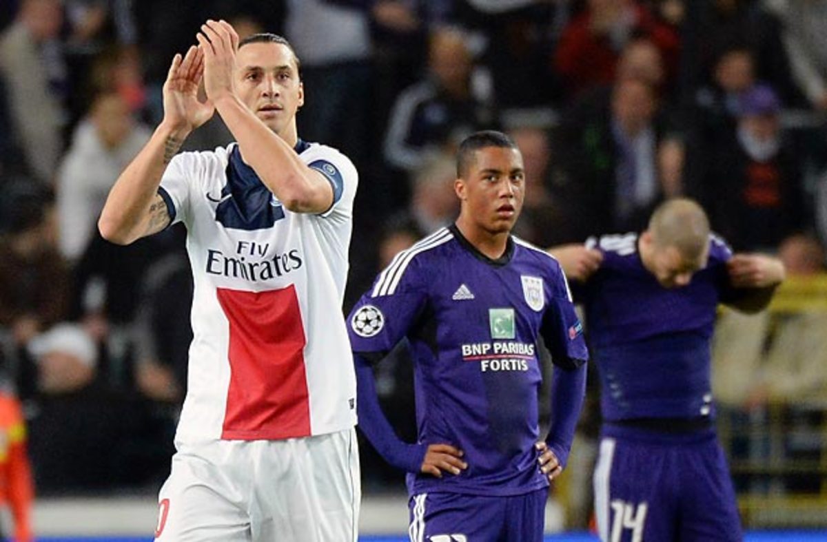 Ibrahimović arrasa Anderlecht, UEFA Champions League