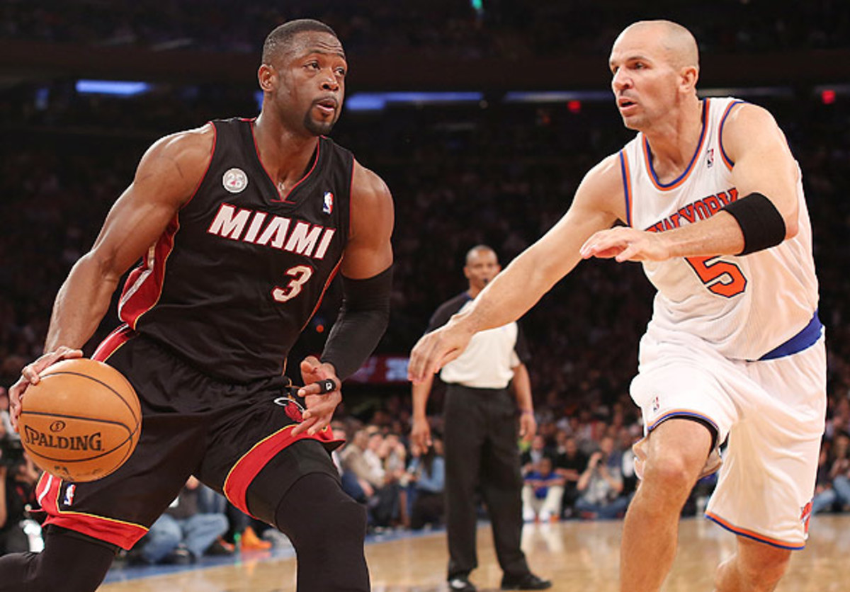 The Knicks and their new-look roster hold a 2-0 record over the Heat this season. (Nick Laham/Getty Images)