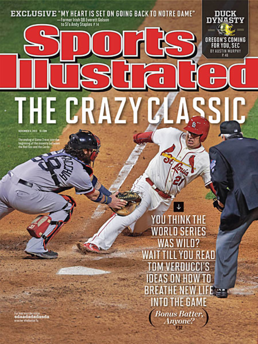 Crazy' World Series on Nov. 4 cover of Sports Illustrated - Sports