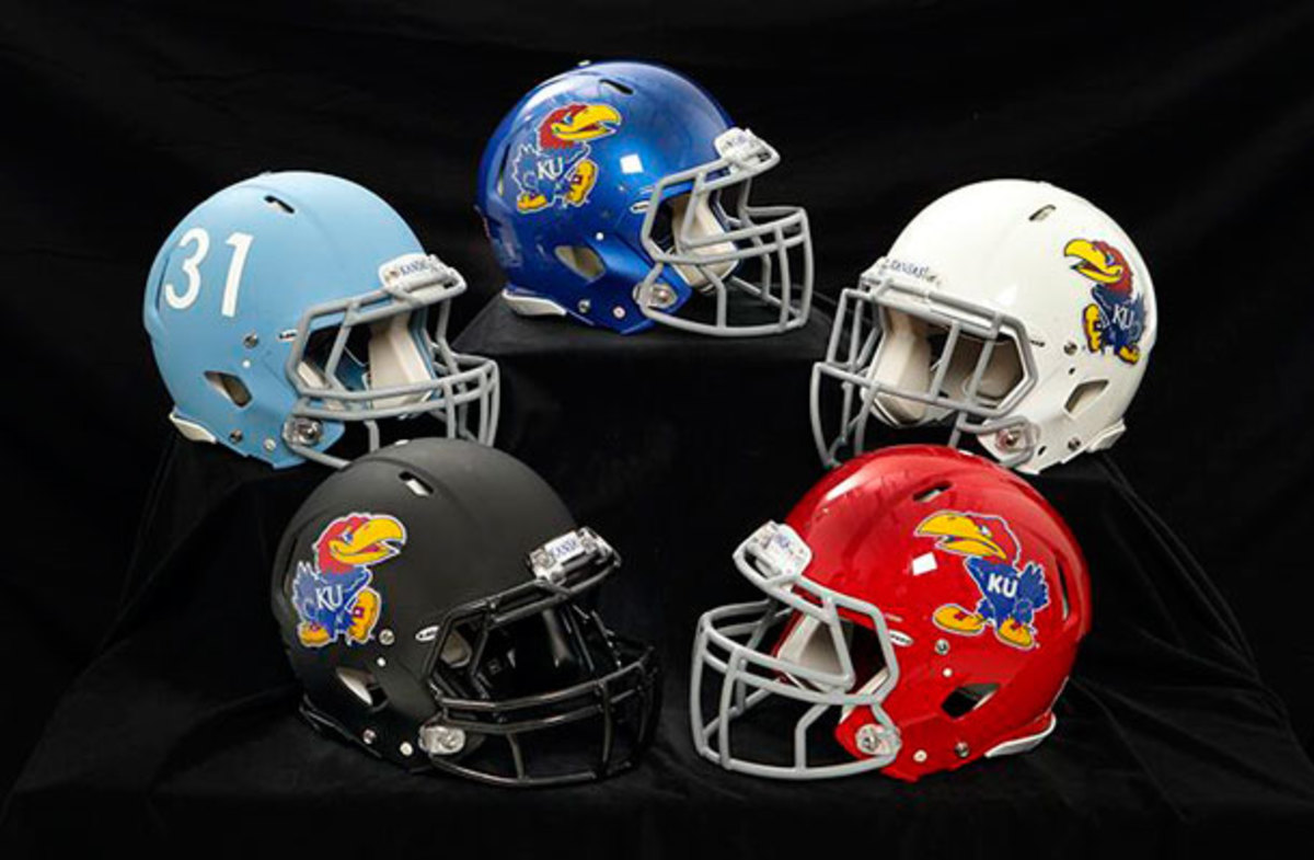 Kansas' helmets