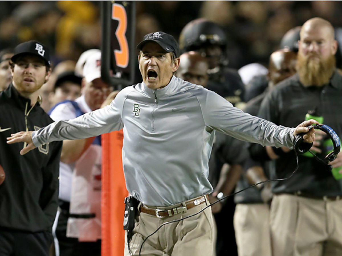 The architect of Baylor's high-powered offense, Art Briles won't be leaving Waco anytime soon. (Tony Gutierrez/AP)