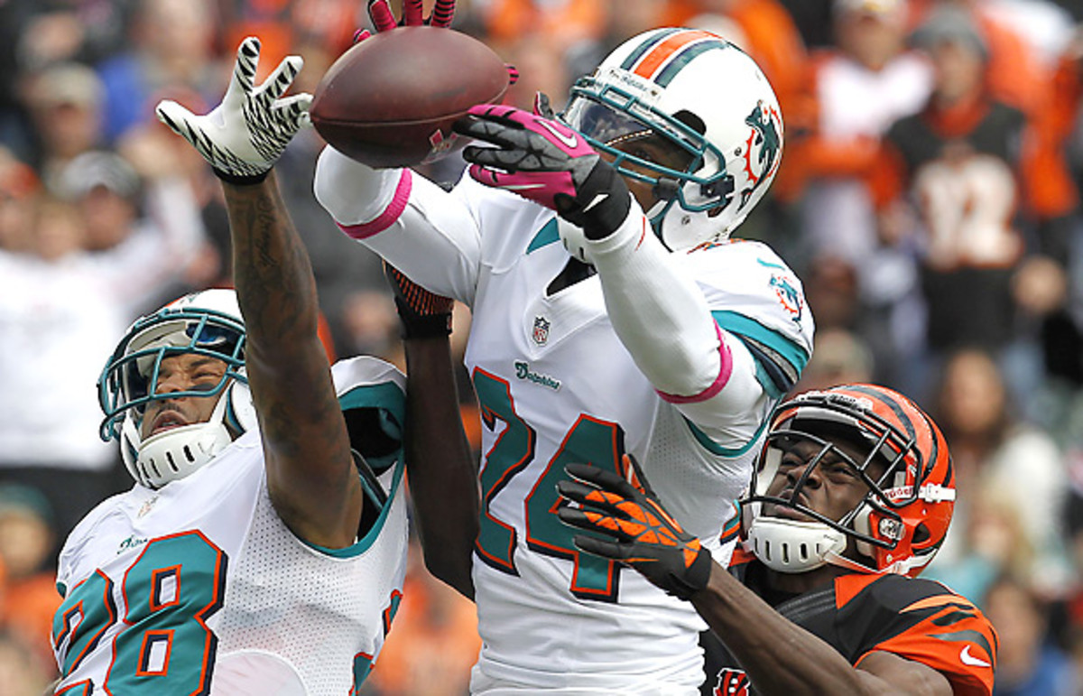 Former Dolphin CB Sean Smith (24) was one of Kansas City's biggest acquisitions of the offseason.