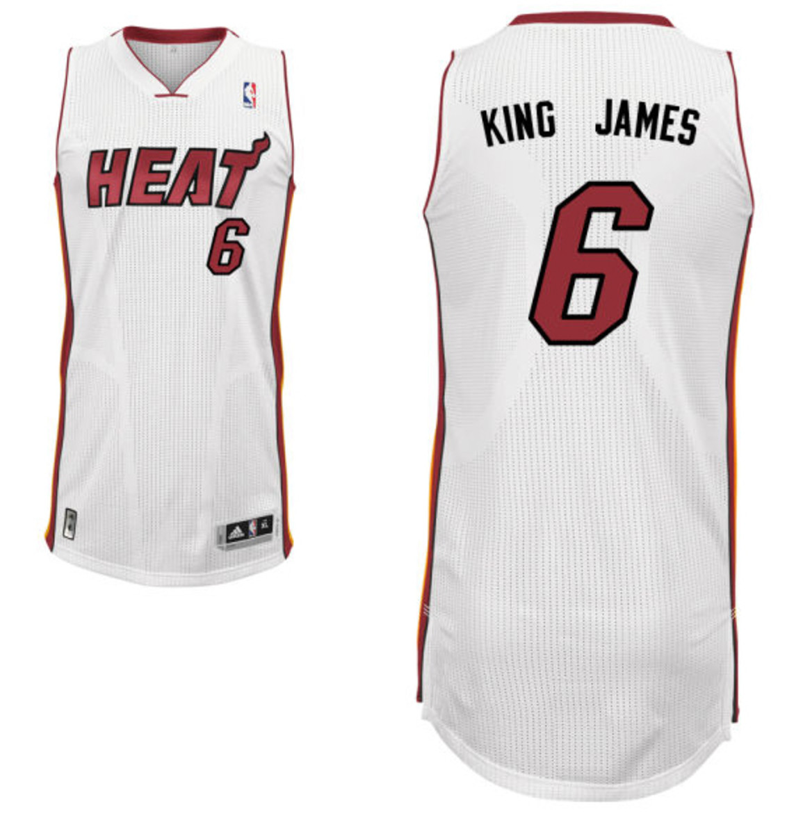 Adidas Miami Heat Lebron James Nickname Jersey