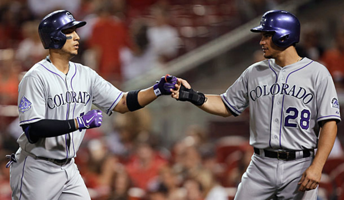 Carlos Gonzalez and Nolan Arenado, Rockies