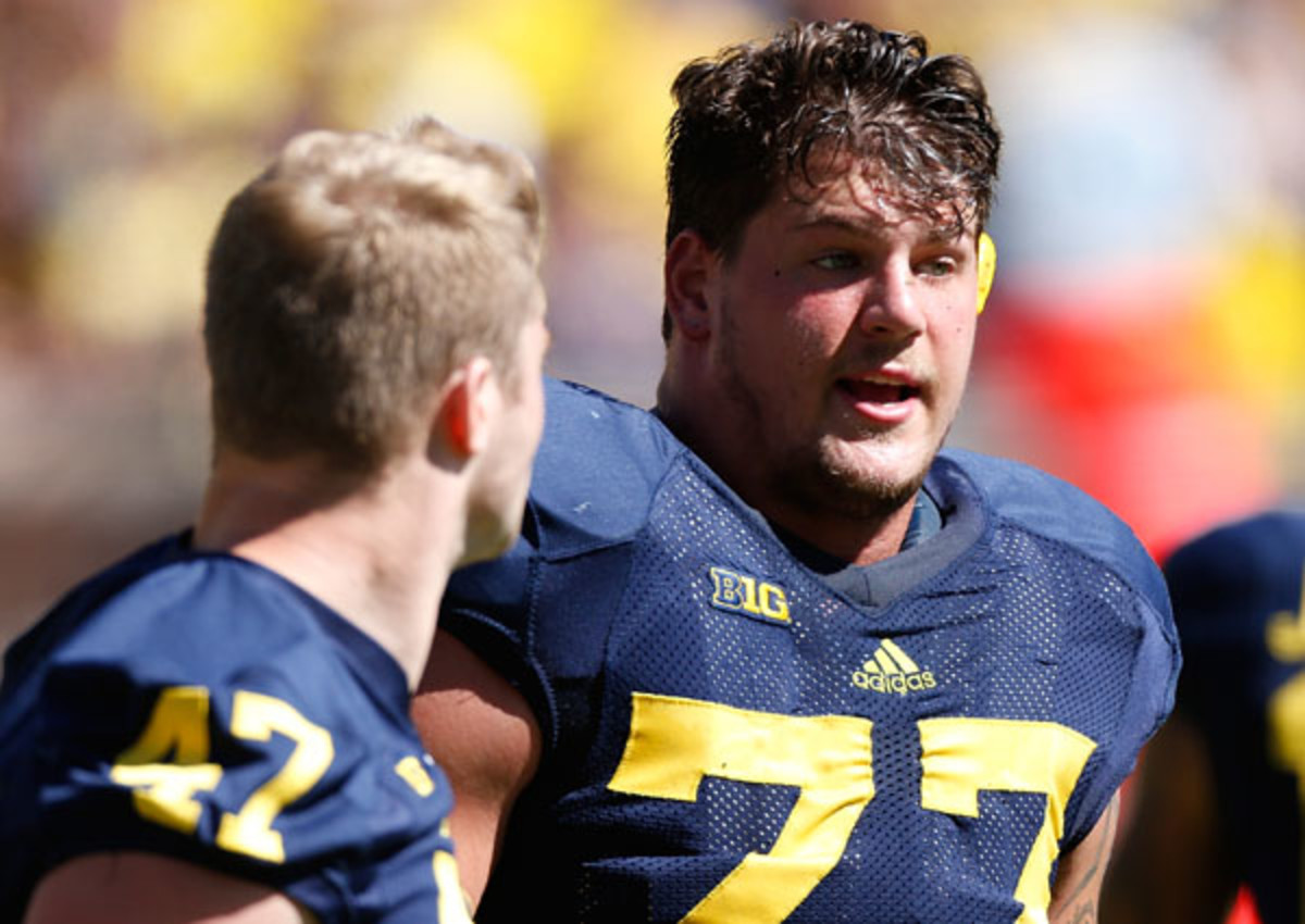 Michigan LT Taylor Lewan expected to play this weekend vs. Indiana ...