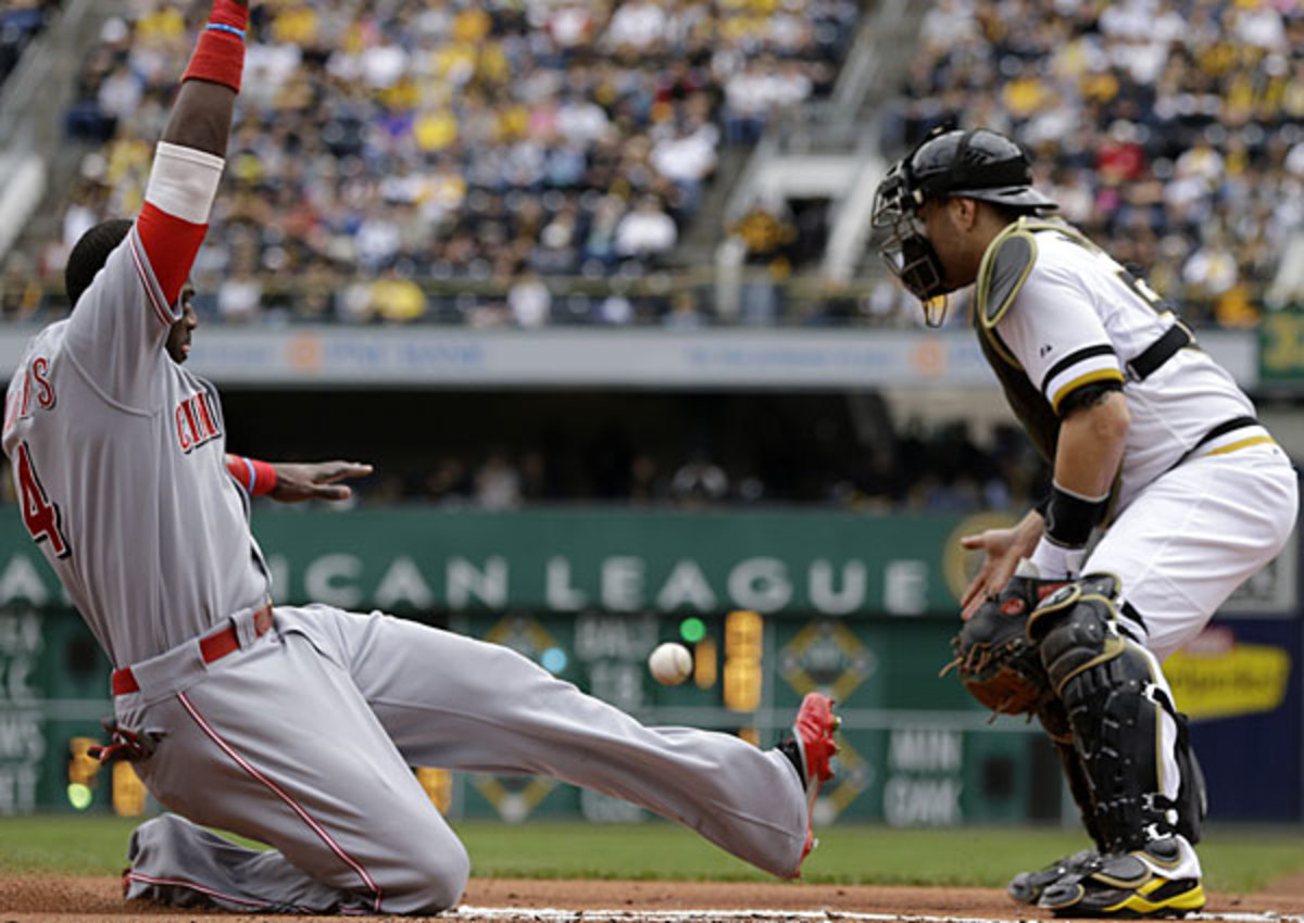 Brandon Phillips and Russell Martin