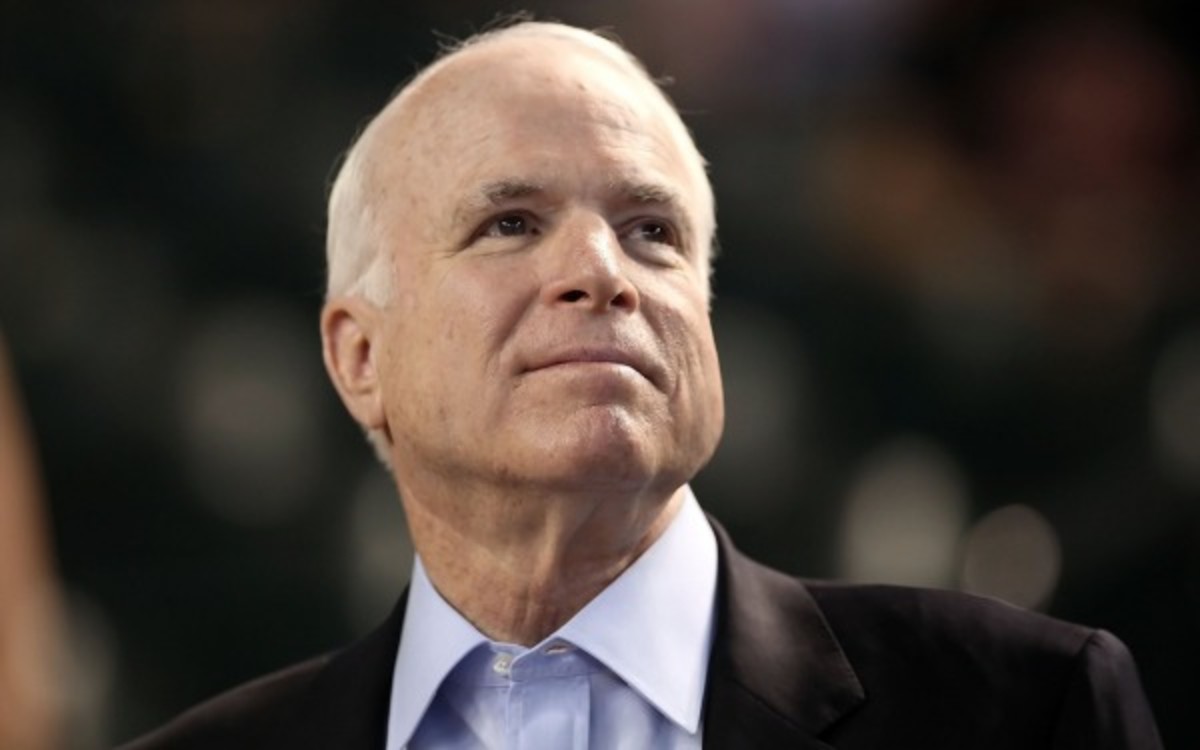 John McCain blasted the Dodgers for their NL West clinching celebration. (Christian Petersen/Getty Images)