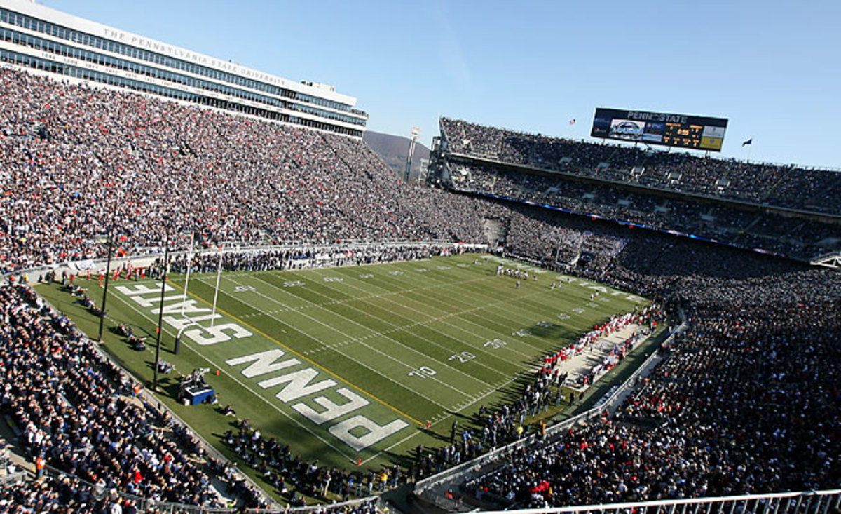 Penn State's stadium usually is not used between the final football game and the spring football game.