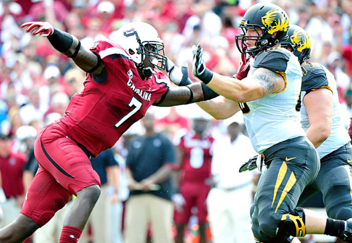 Jadeveon Clowney and South Carolina will look to make a SEC East push starting this week at Missouri.