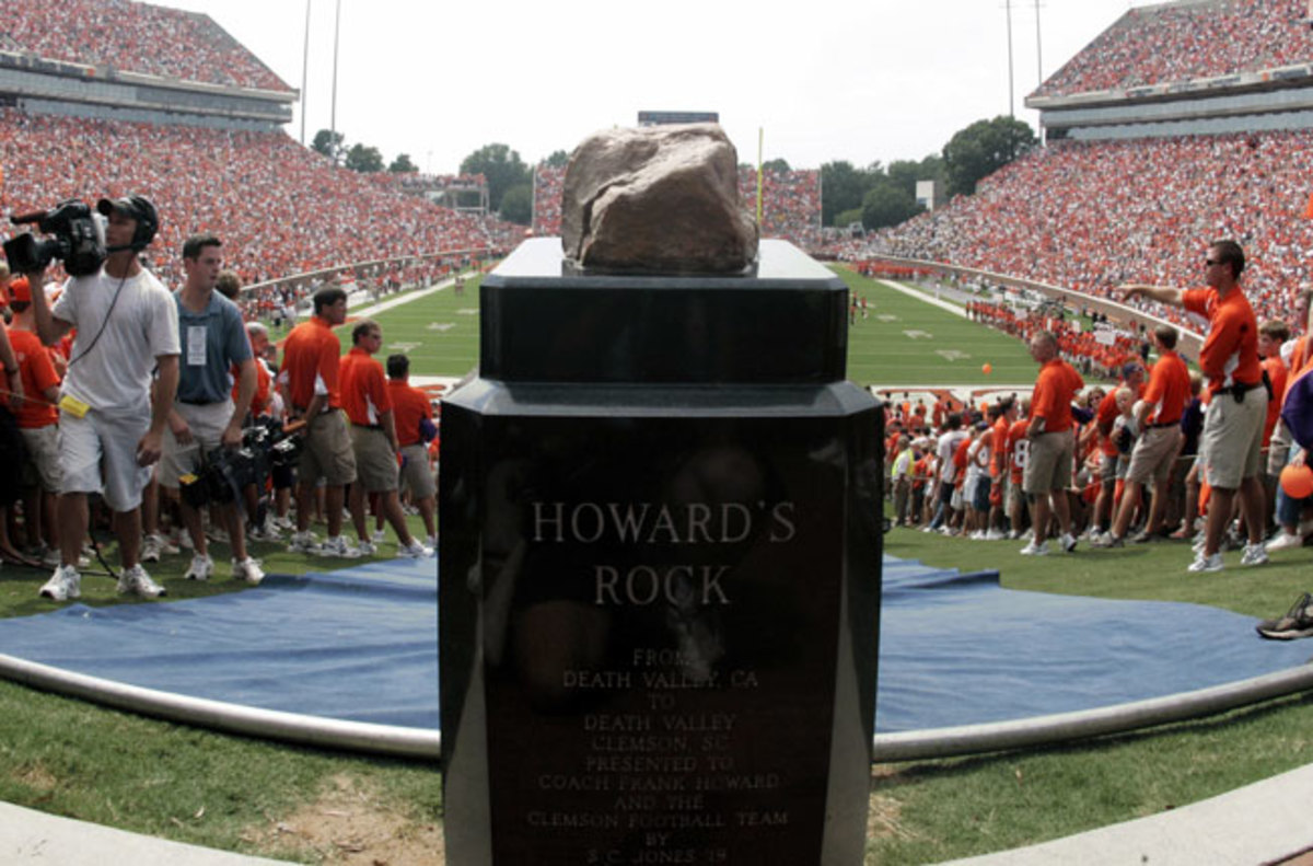 Clemson Releases Video In Howards Rock Vandalism Sports