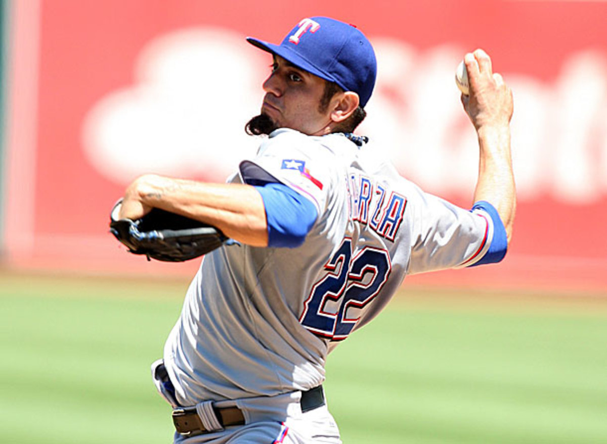 Matt Garza, Rangers