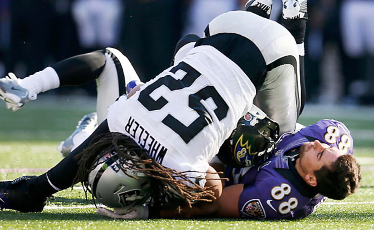 Philip Wheeler had 109 tackles and three sacks in 2012. (Robb Carr/Getty Images)