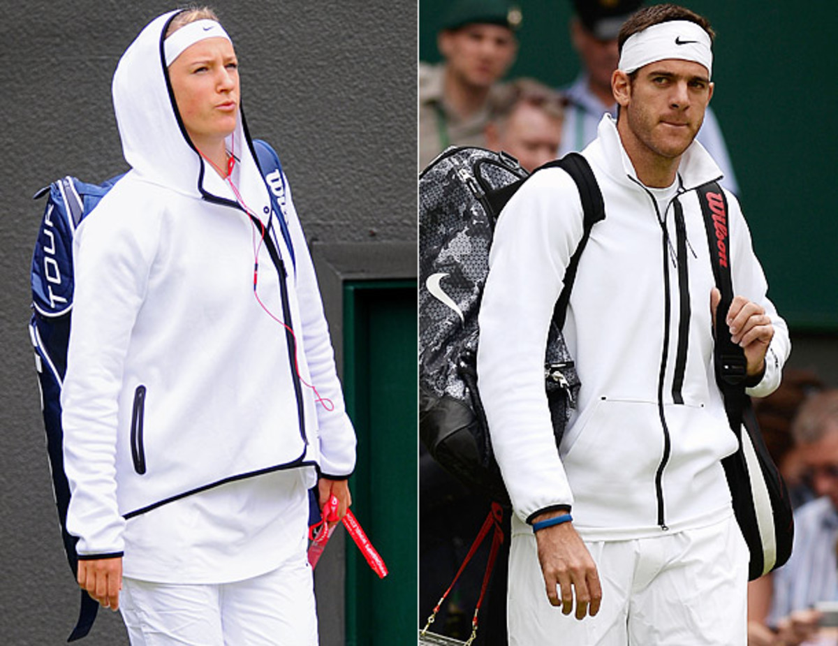 Victoria Azarenka and Juan Martin del Potro