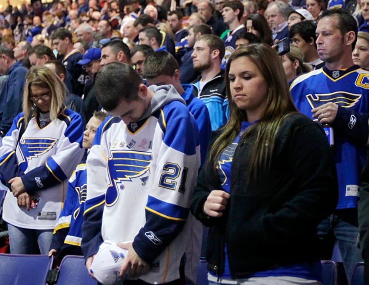 St. Louis Blues fans