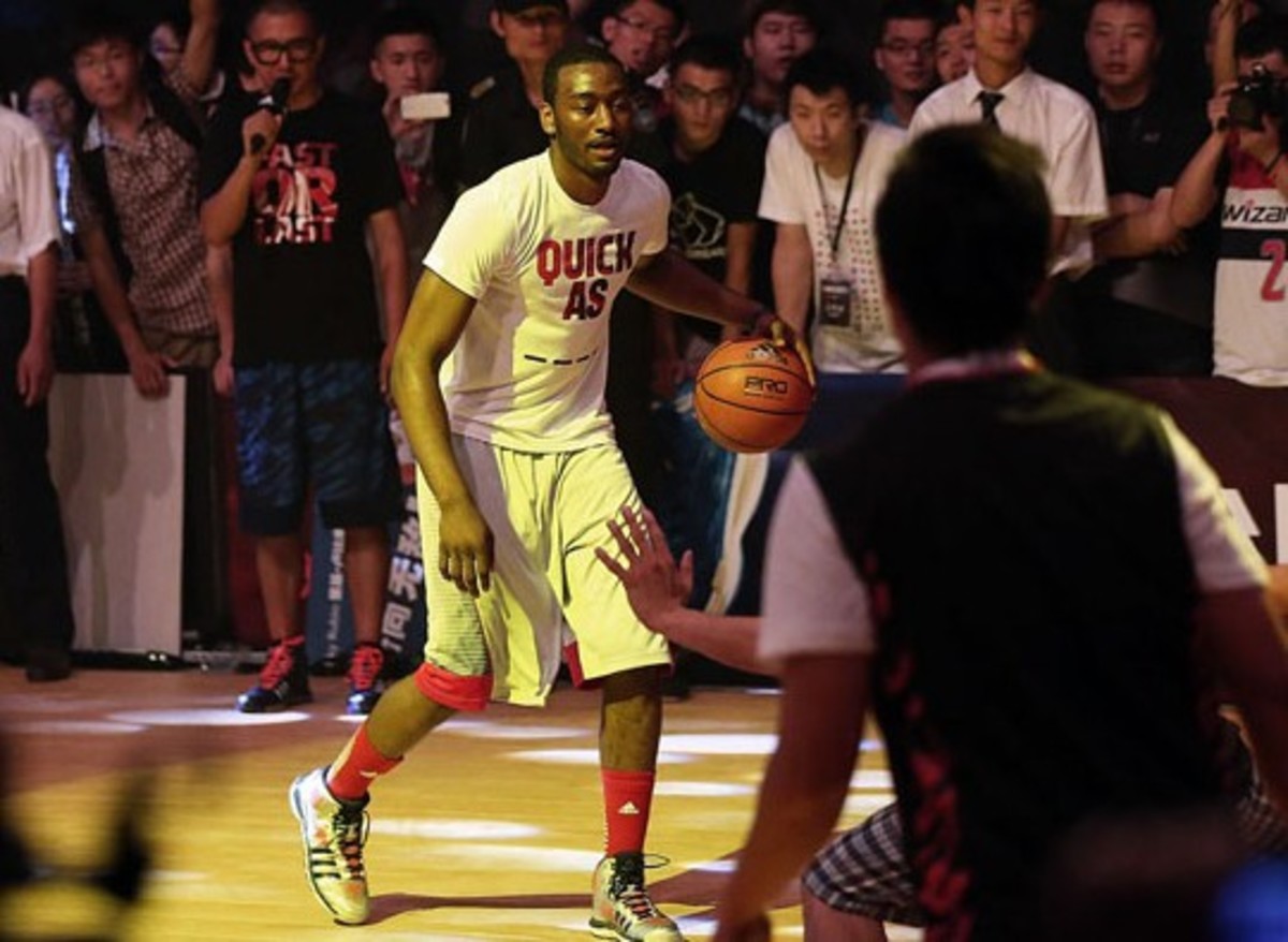 John Wall traveled to China with Adidas earlier this summer. (Adidas)