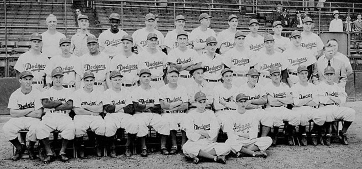 1947 Brooklyn Dodgers Team Original News Service Photograph,, Lot #80250