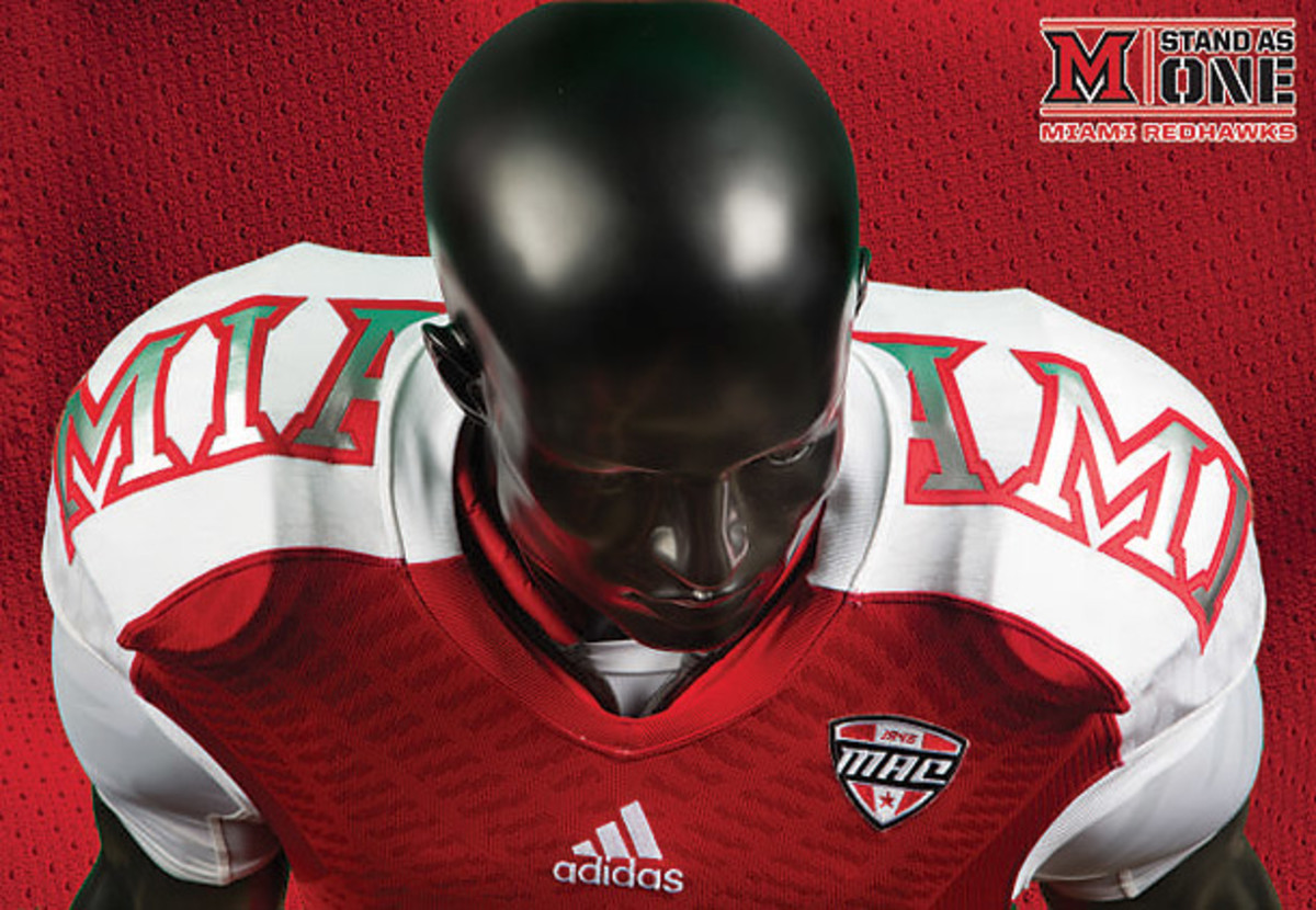 Miami (Ohio) RedHawks uniforms