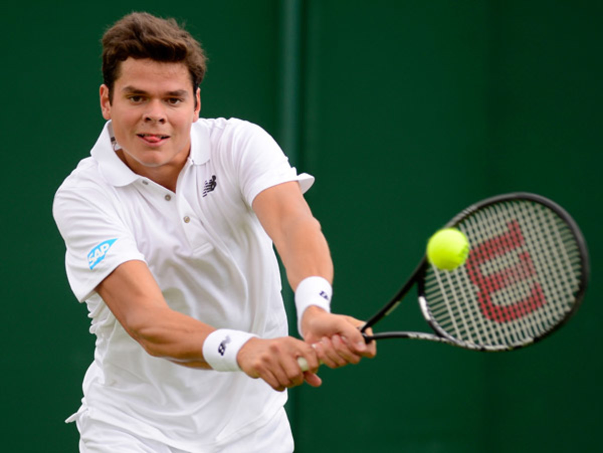 Milos Raonic finished second at the Rogers Cup in Montreal. (Mike Hewitt/Getty Images)