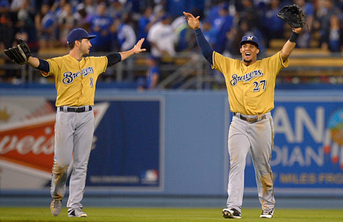 Ryan Braun and Carlos Gomez, Brewers