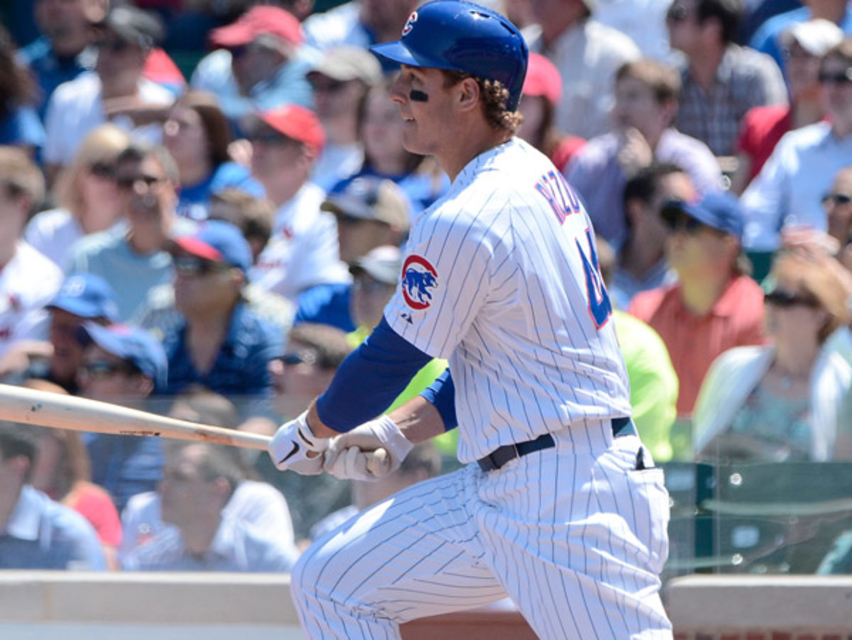 Anthony Rizzo has already clubbed nine homers in his second season with the Cubs. (Warren Wimmer/Icon SMI)