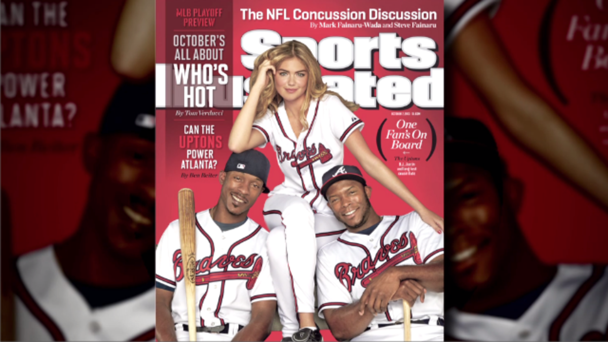 B.J., Justin and long-lost cousin Kate Upton on cover of Sports