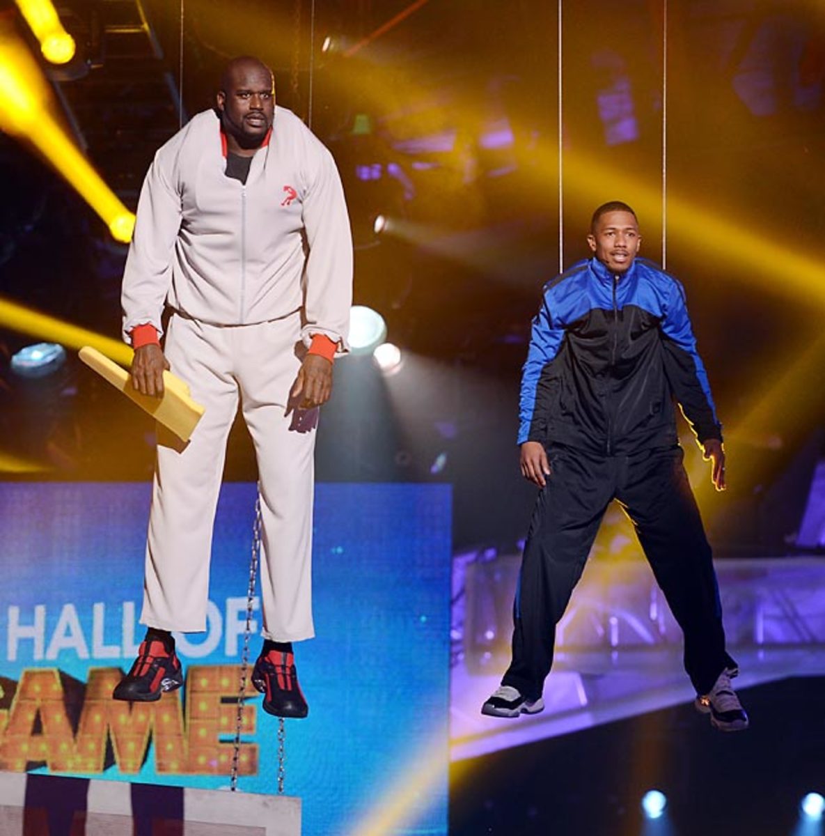 Shaq and Nick Cannon