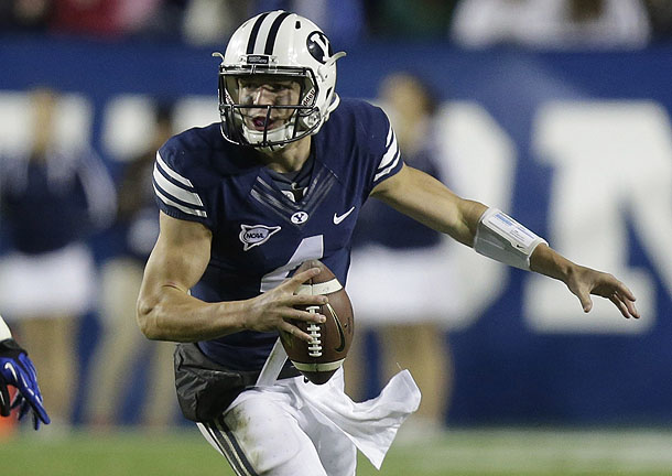 BYU quarterback Taysom Hill's college career ends with injury