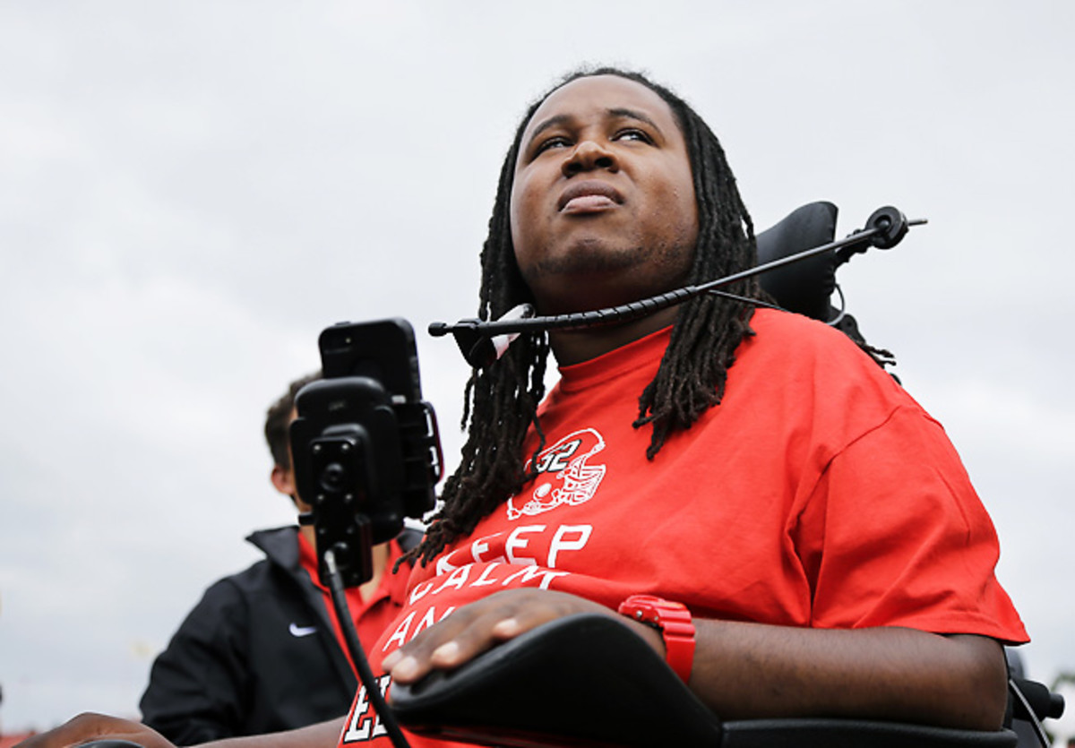 Eric LeGrand saw his number retired three years after suffering a life-altering spinal cord injury.