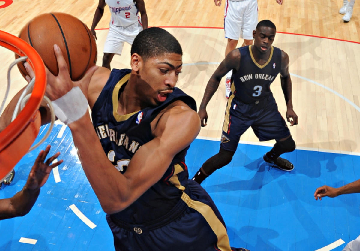 Anthony Davis made an early return for the Pelicans. (Andrew D. Bernstein/NBAE via Getty Images)