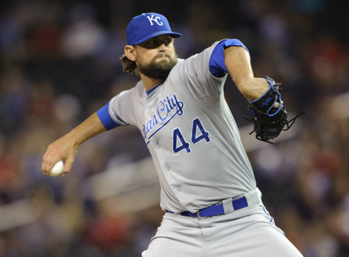 Luke Hochevar has transformed himself from failed starter to dominant reliever. [Hannah Foslien/Getty Images]