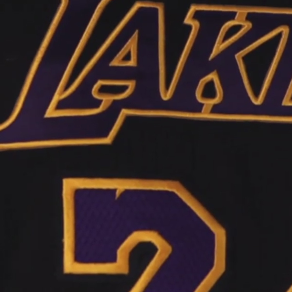Lakers tease new black 'Hollywood Nights' alternate jerseys in