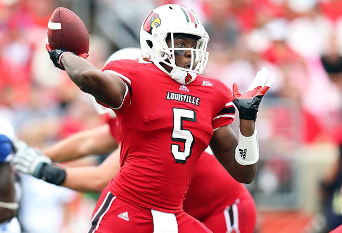 Quarterback Teddy Bridgewater threw for 3,718 yards and 27 TDs to lead Louisville to the BCS last year.