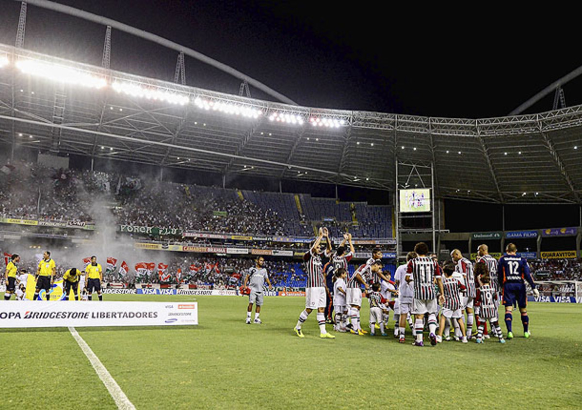 Games have been played in Joao Havelange Stadium as recently as February, like this match between Fluminense and Gremio.