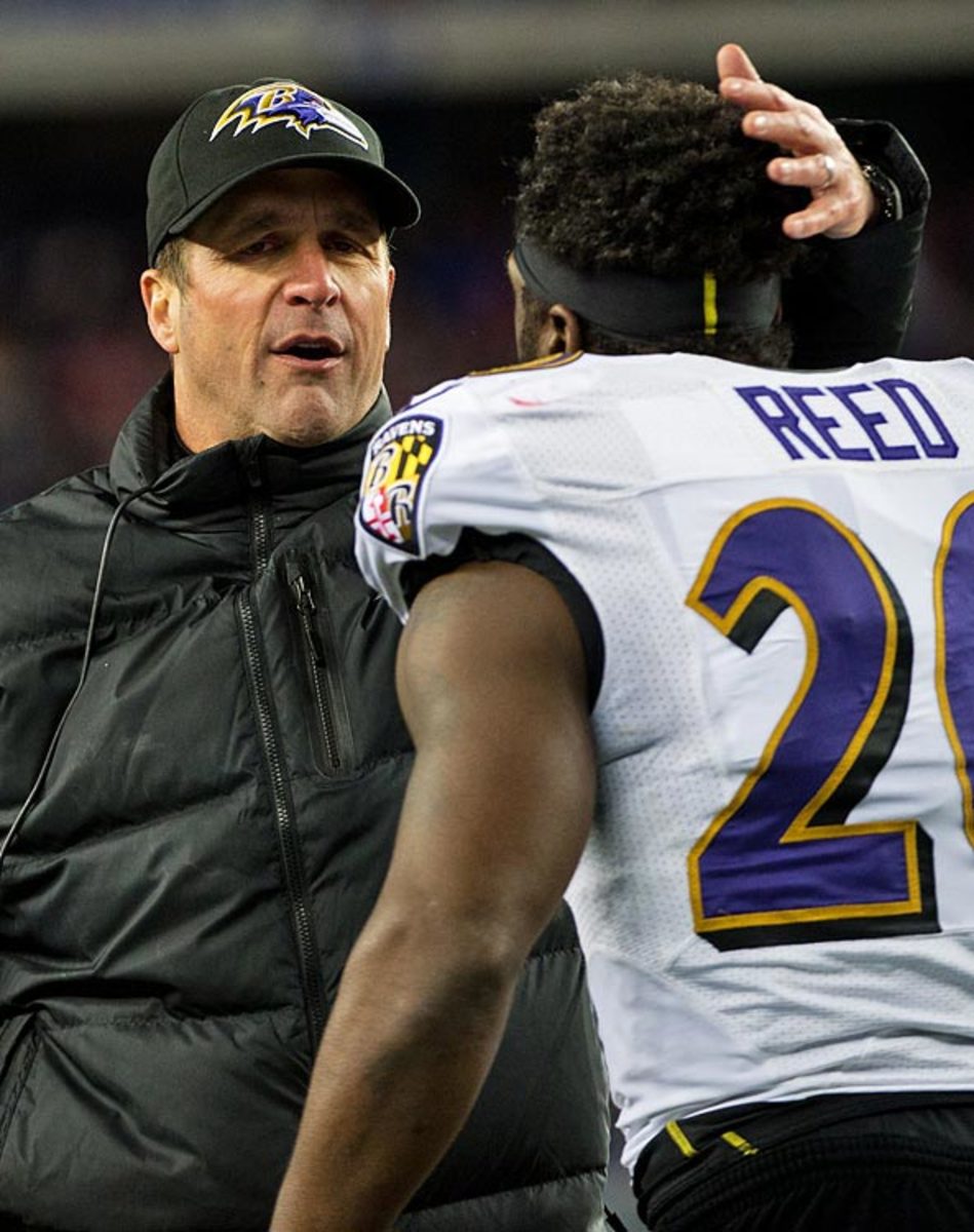 John Harbaugh, Ed Reed