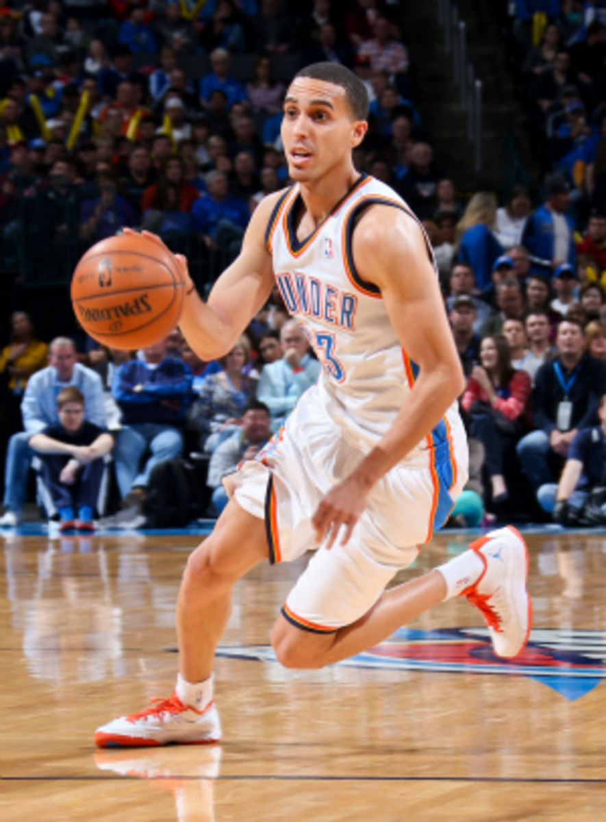 Kevin Martin may not be as good as former Thunder James Harden, but OKC has thrived with him filling Harden's former role. (Layne Murdoch/NBAE via Getty Images)