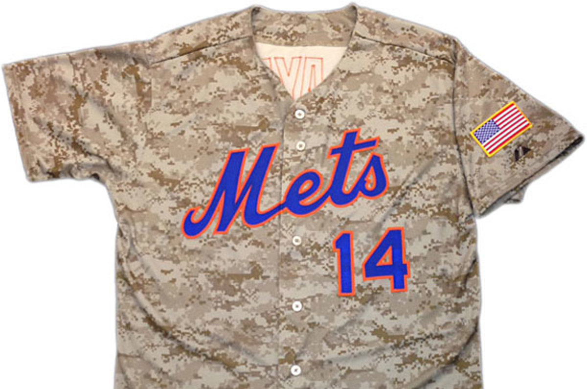 Mets will occasionally go with camo jerseys to honor military Sports