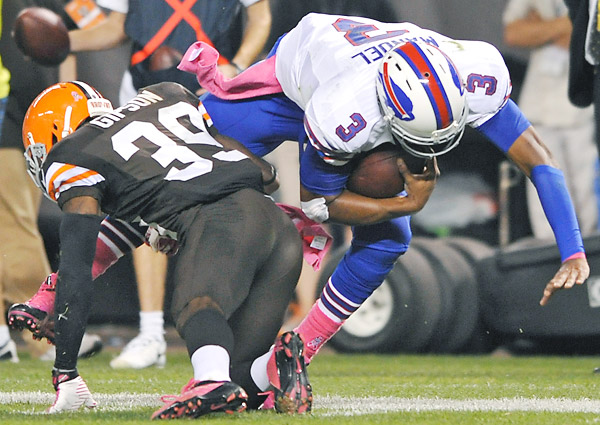 Bills QB EJ Manuel out 'a few weeks' with knee sprain