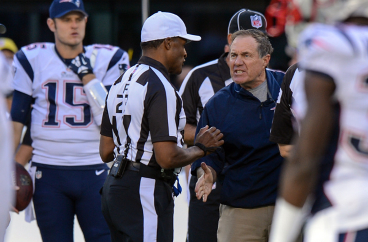 If Bill Belichick wanted more edification on the push rule, he got it this week. 