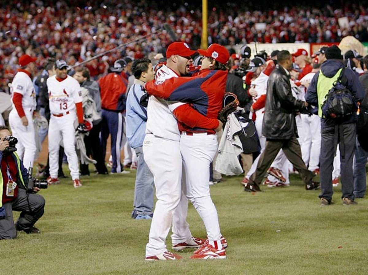 Albert Pujols and Tony La Russa