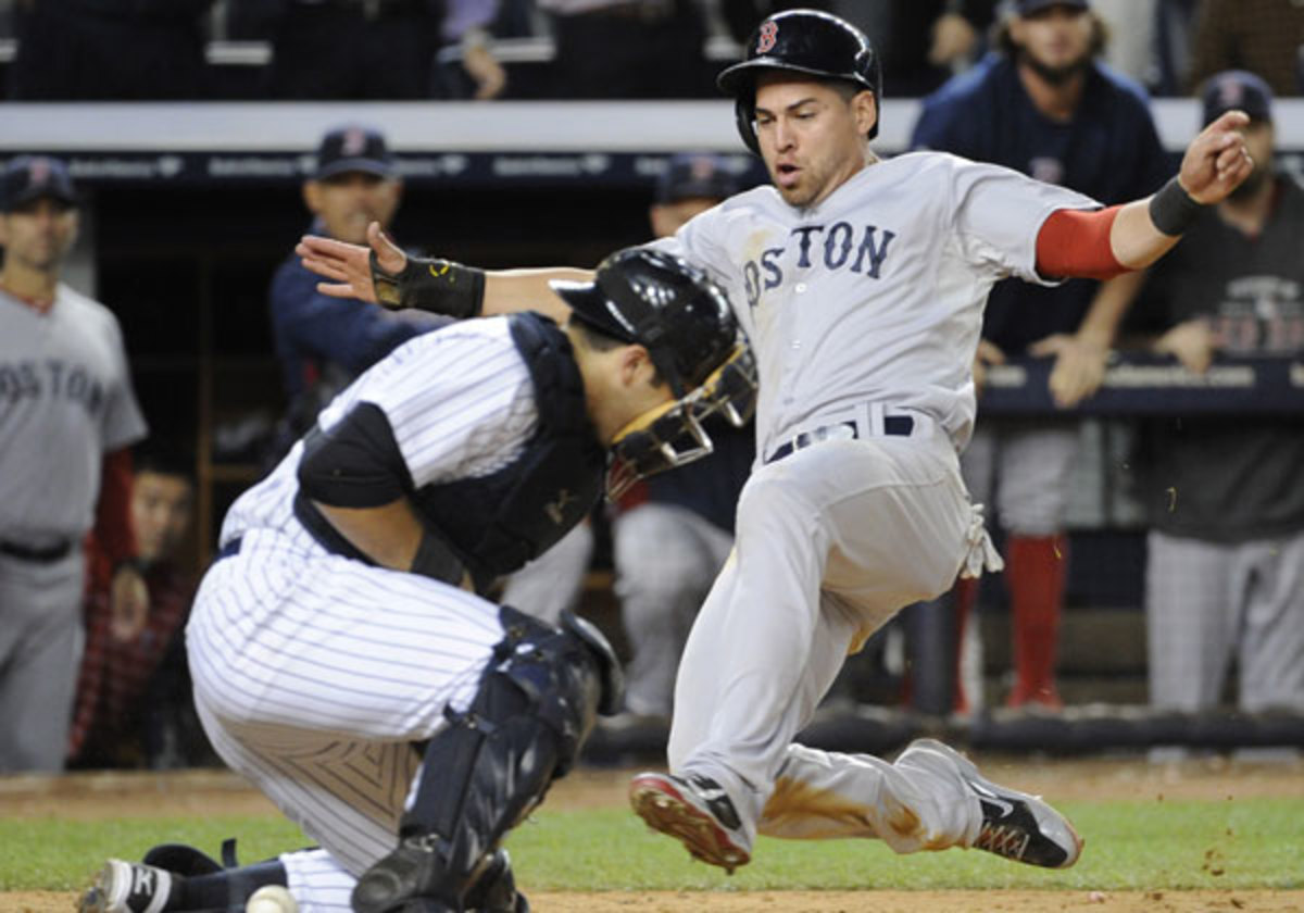 Red Sox CF Jacoby Ellsbury sidelined with broken foot